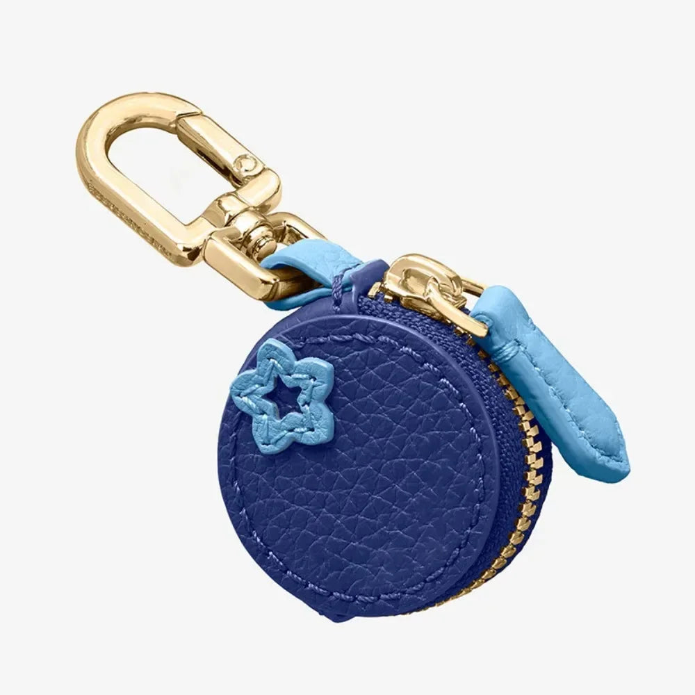 Mini Cherry Fruit Shape Coin Purse Strawberry Cute PU Leather Pendant Korean Style Keychain Earphone Bag Mini Storage Bag